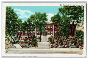 c1930's View Of City Hospital Bowling Green Kentucky KY Vintage Postcard 