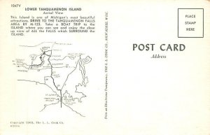 Lower Tahquamenon Island Aerial View Tahquamenon Falls MI 