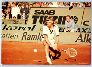 Sweden Postcard Wimbledon Champion Bjorn Borg c1970's Unposted Vintage