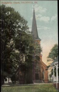 Talladega AL Presbyterian Church c1910 Postcard