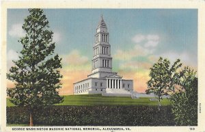 George Washington Masonic National Memorial Alexandria Virginia