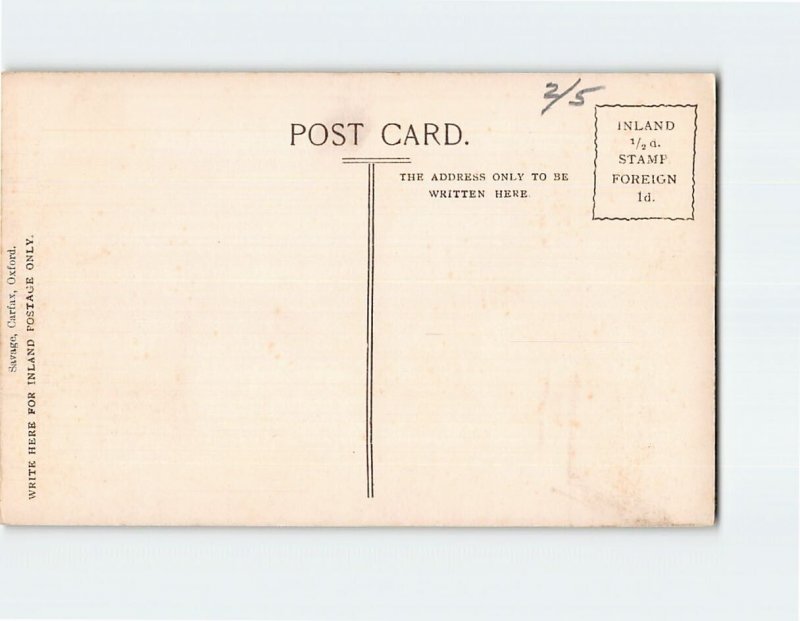 Postcard Trinity College and Presidents House Cambridge England