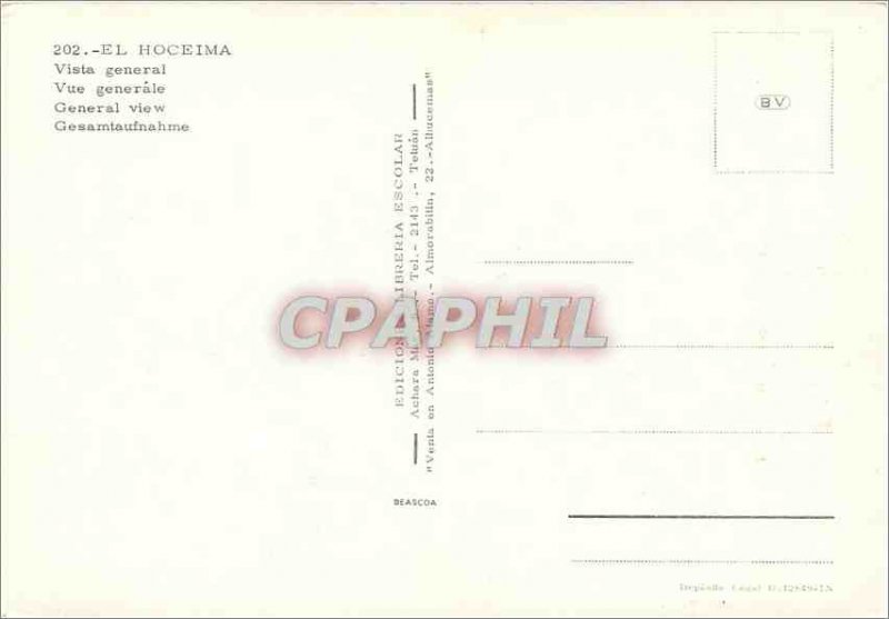 Modern Postcard El Hoceima general view