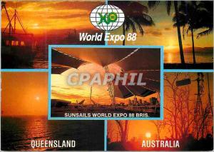  Modern Postcard Australia Sunsails Word expo 88 Breakings