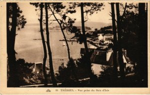 CPA Treboul- vue prise du Bois d'Isis FRANCE (1026742)