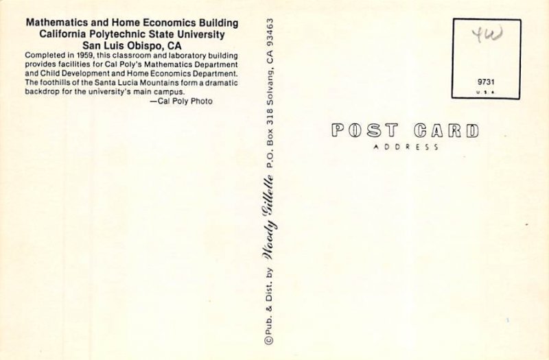 California Polytechnic State University , California   