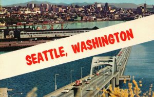 USA Seattle Washington Chrome Postcard 08.99