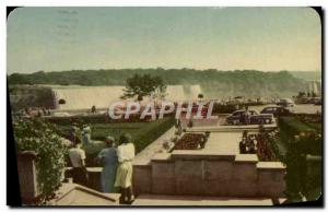 Postcard Modern Oakes Gardens And Falls Niagara Falls Ontario Canada