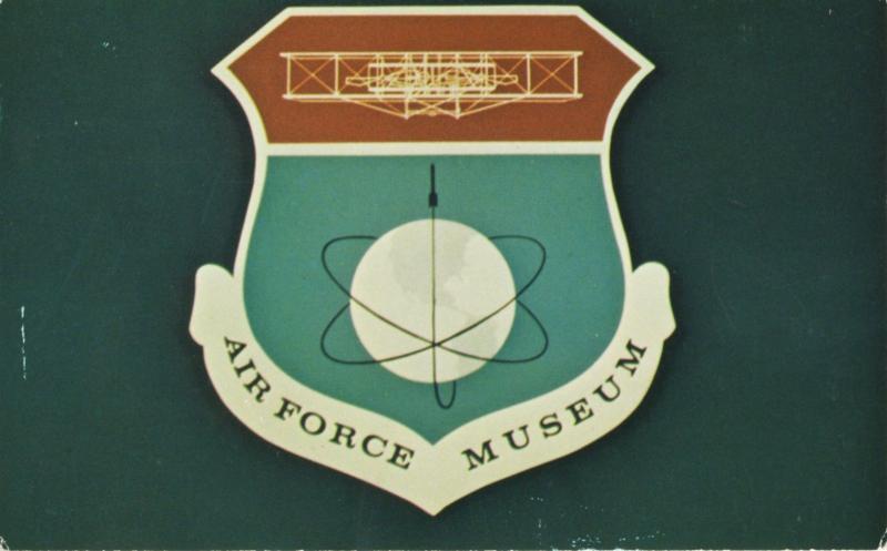 Air Force Museum Crest Emblem US Military USA AF Colors Postcard D16