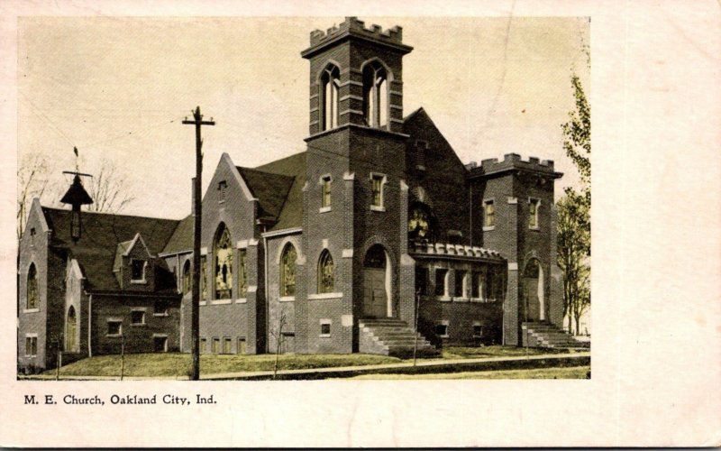 Indiana Oakland City Methodist Episcopal Church