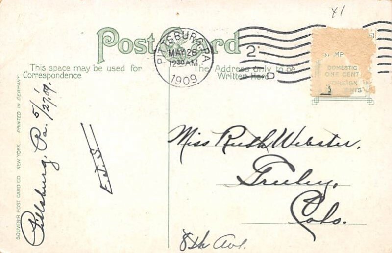 Carnegie Library Pittsburgh, Pennsylvania PA Postcards