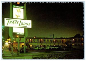 c1960 Downtown Travel Lodge Albuquerque New Mexico NM Unposted Signage Postcard