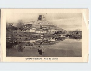 Postcard Vista del Castillo, Ciudad Rodrigo, Spain