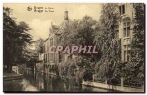 Belgie Belgium Bruges Old Postcard The Dyver