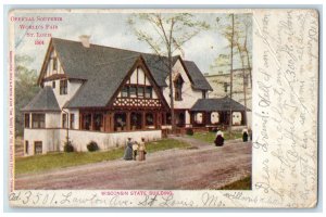 1904 Wisconsin State Building St. Louis World's Fair Missouri MO Postcard