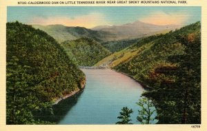 Great Smoky Mountains Nat'l Park - Calderwood Dam, Little Tennessee River