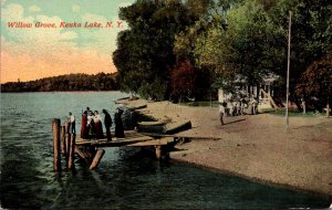 New York Keuka Lake Scene At Willow Grove