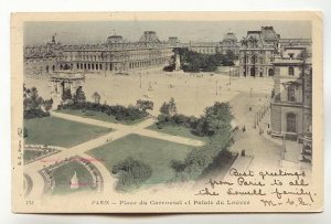 1903, Place du Carrousel, Louvre, Paris, France, Used