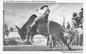 Dick Griffith Wild Brahma Bull Riding Contest View Images 