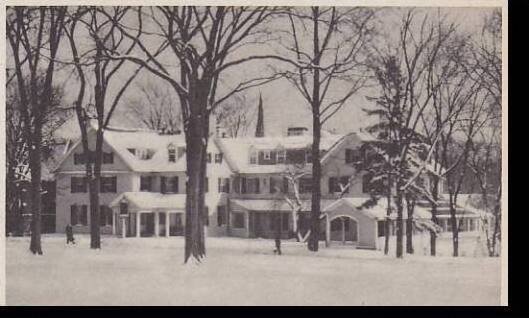 Massachusetts Amherst The Lord Jeffery In Winter Albertype