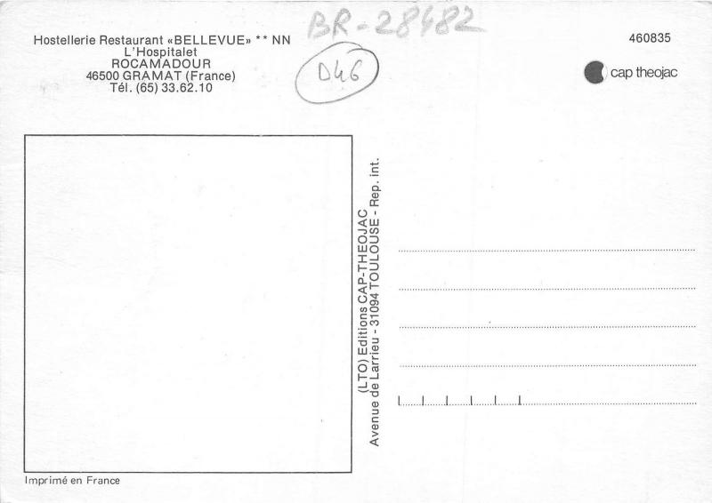 BR28482 L Hospitalet Rocamadour france