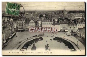 Old Postcard Vannes Vue Generale decision of City Hotel