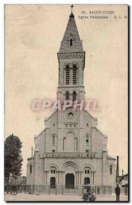 Saint Ouen Postcard Old Parish Church