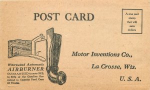 Postcard Wisconsin La Crosse C-1915 Ford Auto Accessory Advertising 23-8499