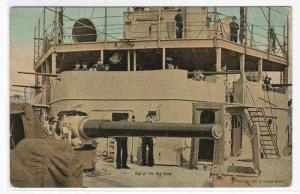 Big Gun US Navy Warship 1911 postcard