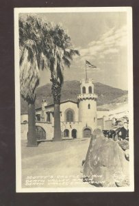 RPPC DEATH VALLEY CALIFORNIA SCOTTY'S CASTLE OLD REAL PHOTO POSTCARD