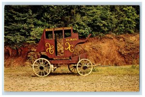 c1960s Wells Fargo Stage Located at Gold Museum Dahlonega Georgia GA Postcard