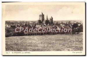 Postcard Old St Pierre Sur Dives Vue Generale