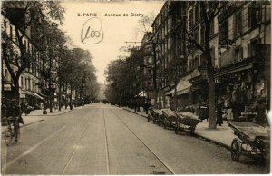 CPA PARIS 17e - avenue de Clichy (74993)