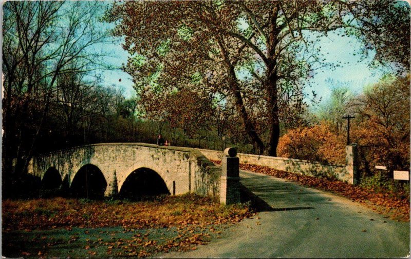 Maryland Sharpsburg Antietam Battlefield Burnside Bridge 1960