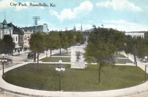 KY Russellville Kentucky City Park Postcard