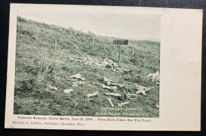 Mint USA Real Picture Postcard Unknown Remains  Battle Of Little Big Horn