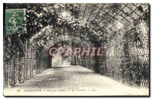 Old Postcard Compiegne Chateau Park Bower