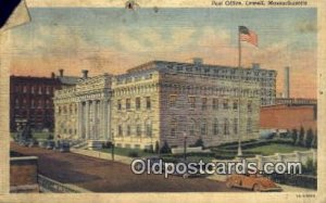 Lowell, Mass USA Post Office Unused 