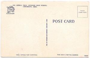 US Cincinnati, Ohio, Withrow High School - Aerial View.