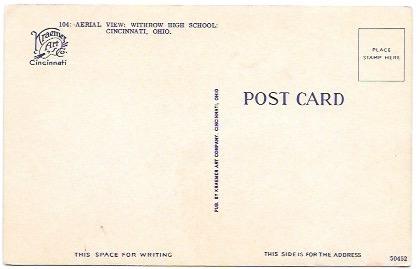 US Cincinnati, Ohio, Withrow High School - Aerial View.