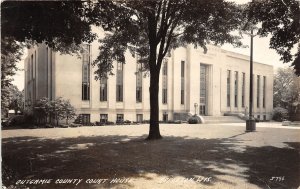 H38/ Appleton Wisconsin RPPC Postcard c40s Outgamie County Court House