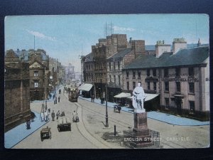 Cumbria CARLISLE English Street c1907 Postcard by National Series