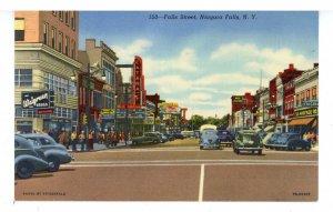 NY - Niagara Falls. Falls Street ca 1947