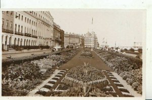 Sussex Postcard - The Carpet Gardens - Eastbourne - Real Photograph - Ref 14313A