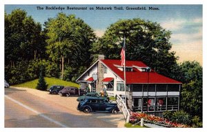 Postcard RESTAURANT SCENE Greenfield Massachusetts MA AP2485