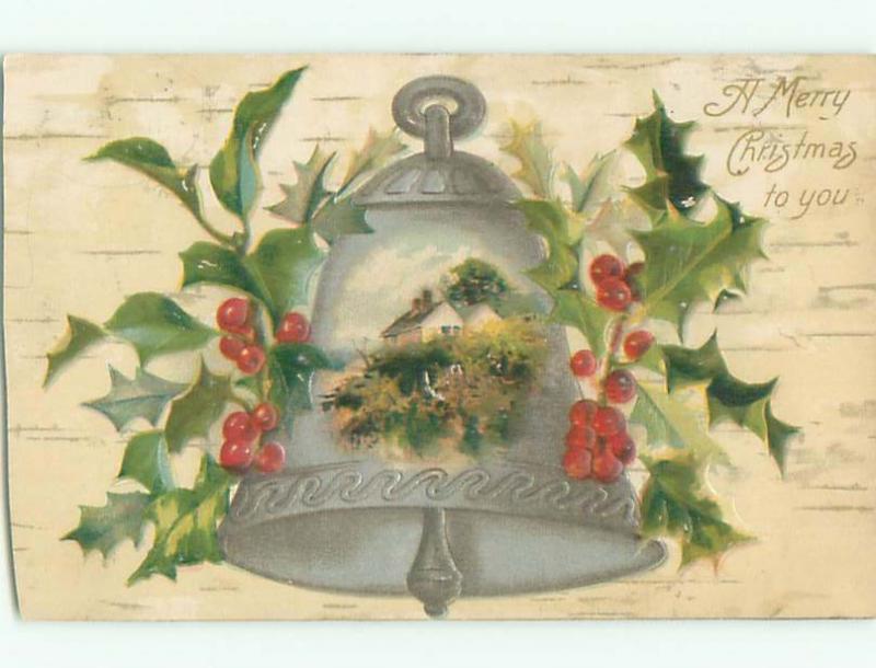 Divided-Back CHRISTMAS SCENE Great Postcard W8628