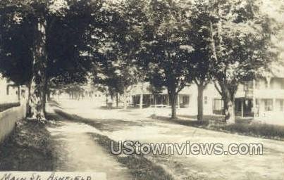 Real Photo - Main St. - Ashfield, Massachusetts MA