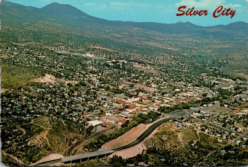 New Mexico Silver City Aerial View