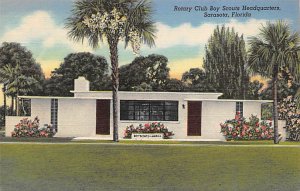 Rotary club Boy Scout headquarters Sarasota, Florida, USA Scouting Unused 