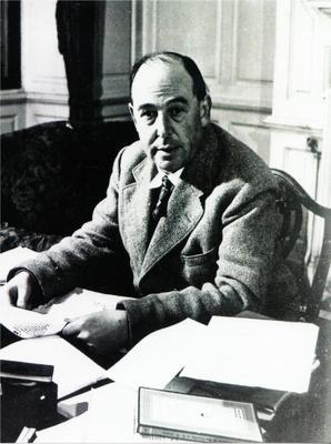 C.S. Lewis Christian Author Modern Postcard